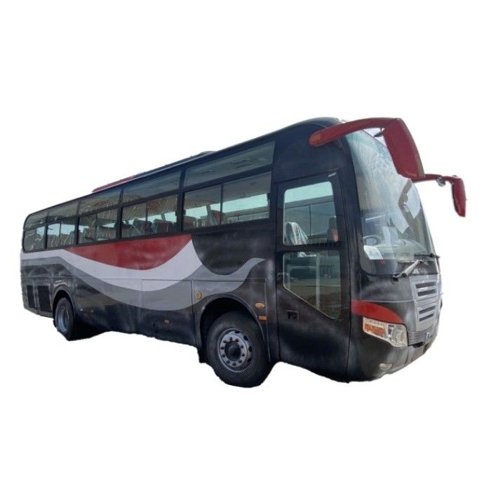 50 zitplaatsen Linksrijden Gebruikte coach Bus Eenvoudige dubbele poort Uit goede toeristische ervaring