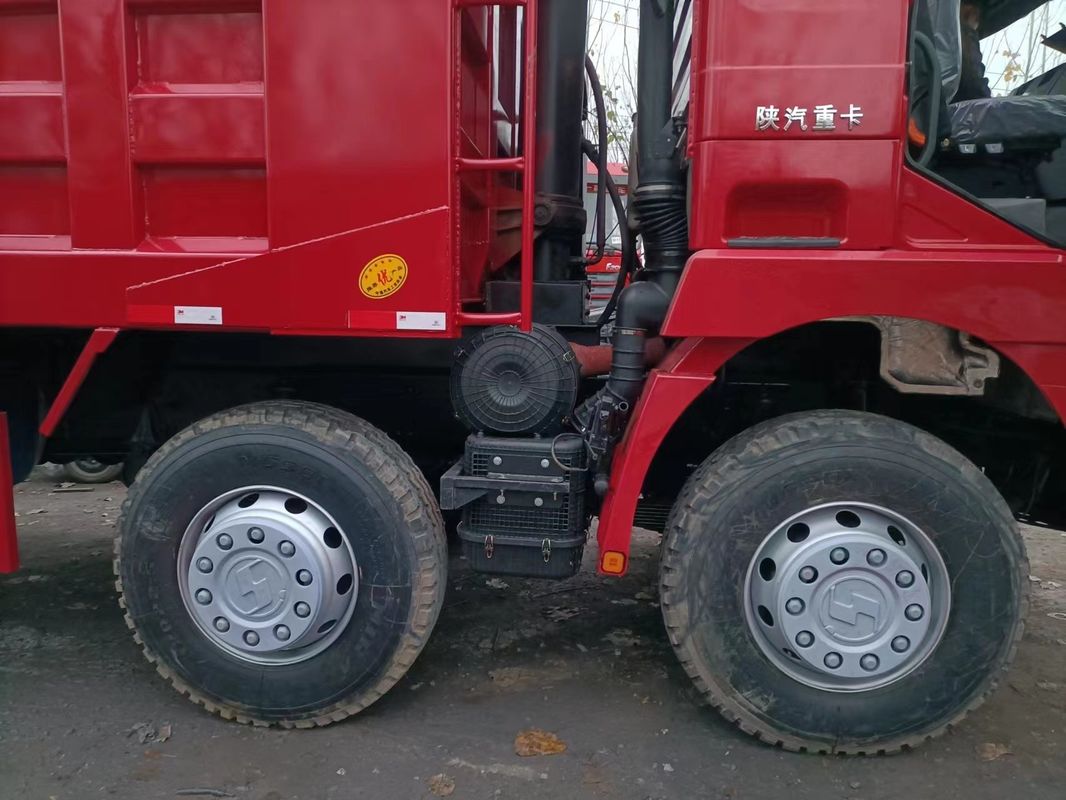 31T G.V.W. Gebruikte Shacman HOWO X3000 380HP 8*4 Zware dumper