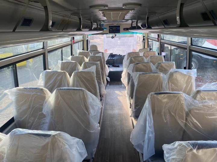 Gebruikte Higer luxe bus 30 zitplaatsen diesel motor stadsbus in uitstekende staat