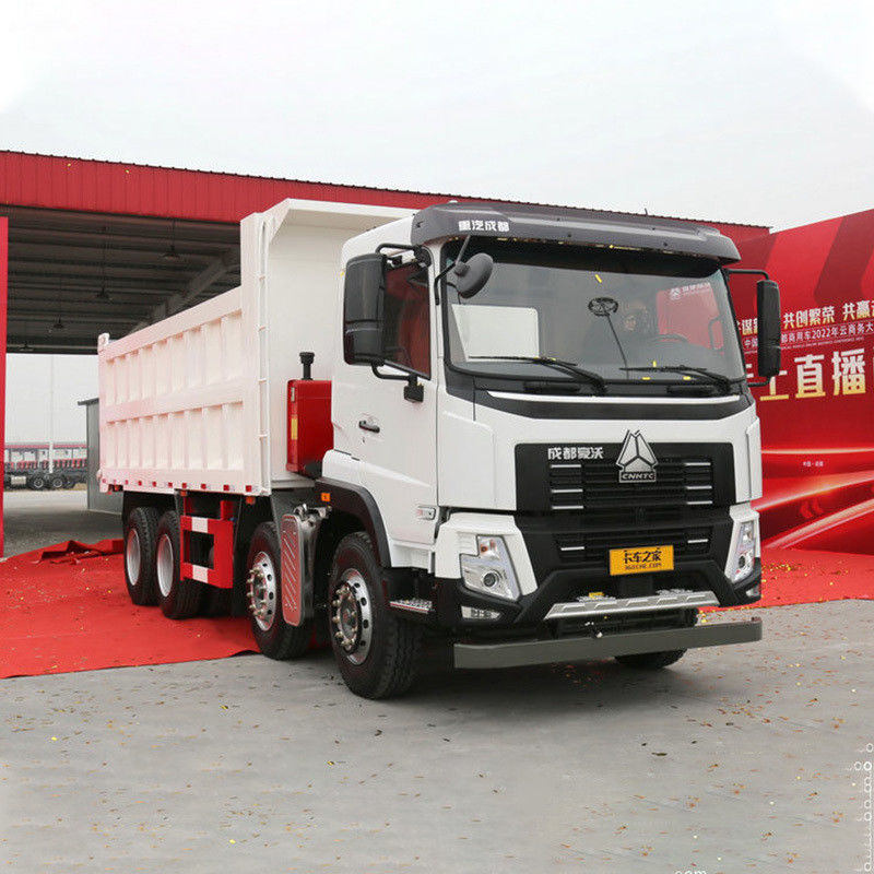 31 ton Laadcapaciteit 8X4 HOWO Dump Truck 460 pk Tweedehands met 2 achterste schakelenummer