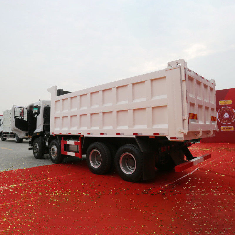 31 ton Laadcapaciteit 8X4 HOWO Dump Truck 460 pk Tweedehands met 2 achterste schakelenummer