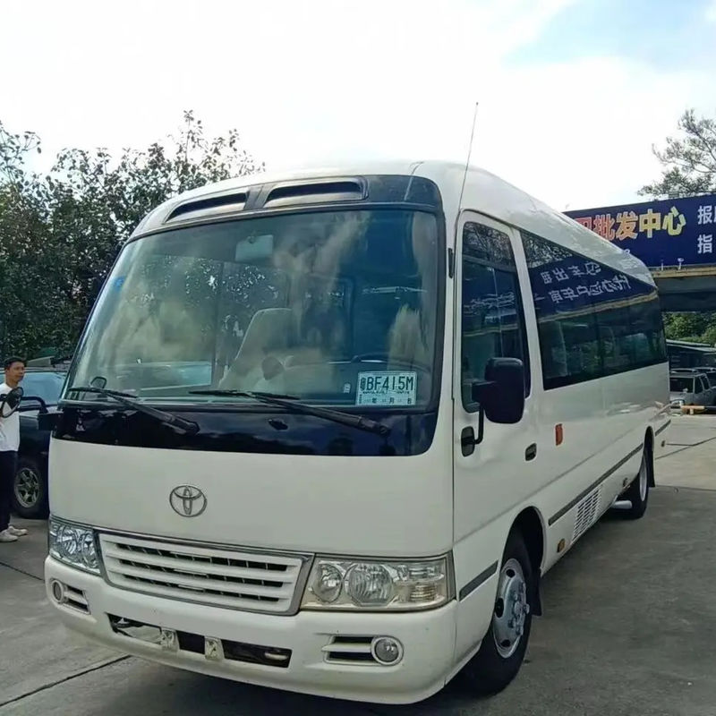 Klantenvereiste 30 zitplaatsen Toyota Coaster Van Linkshandig rijden Toeristische luxe bus