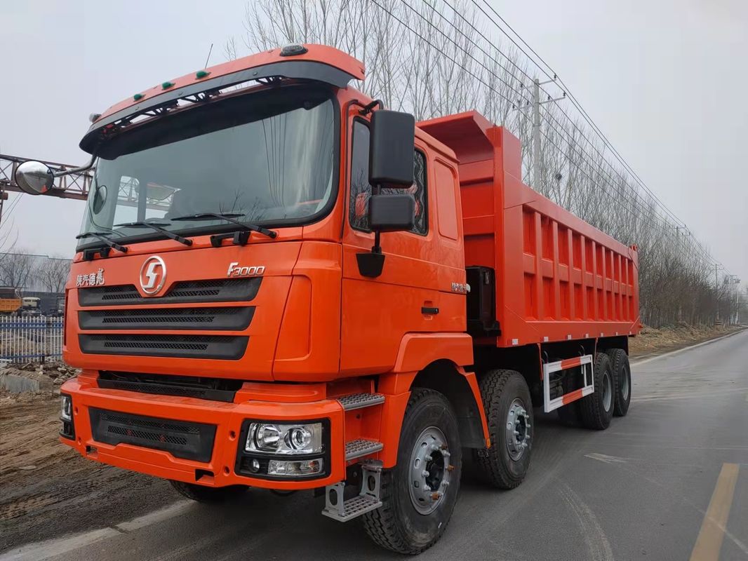 10 Voorwaarts schakelen Gebruikte Shacman Howo 8*4 RHD Zware dumper dump truck tipper truck dumper