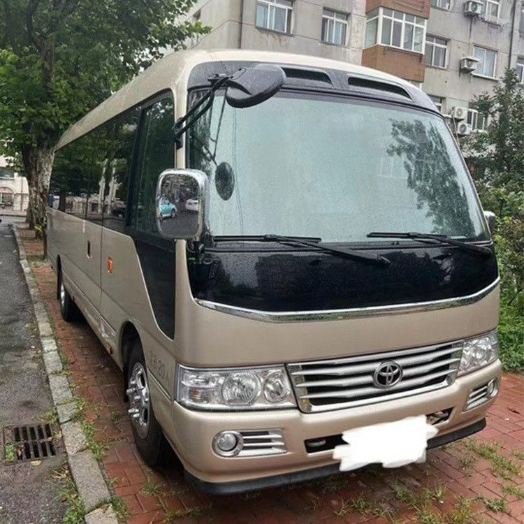 30 zitplaatsen Diesel Toyota Coaster Bus voor toeristische luxe bussen Emissienorm Euro 3