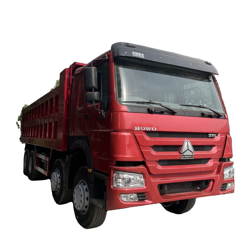 Maximaal koppel 1500-2000Nm SINO TRUCK GEBRUIKT HOWO 8*4 Zware dumptruck Tipper Dumper