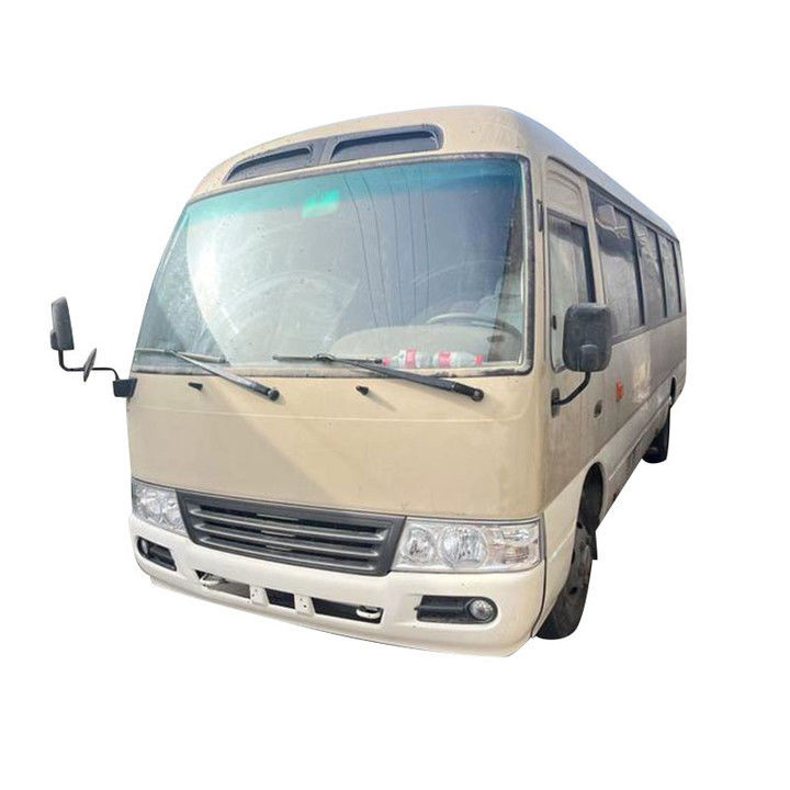 Euro 3 emissie standaard Gebruikte Toyota Coaster Bus 30 zitplaatsen met motorcapaciteit 4L