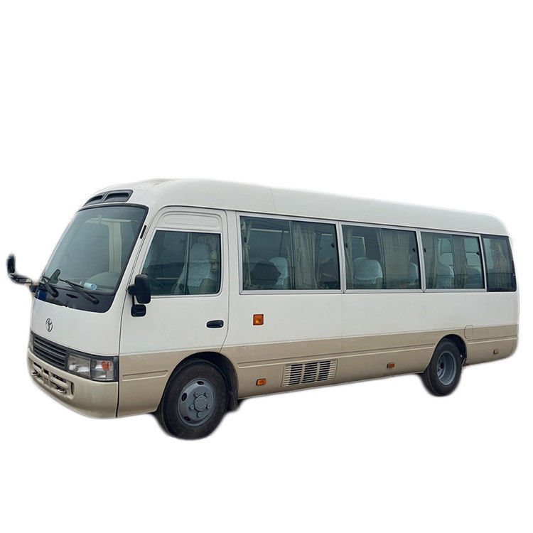 Luxe gebruikte Toyota Coaster 30 zitplaatsen dieselbus voor Euro 3 emissie standaard