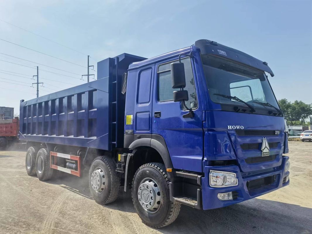 16 Wheeler HOWO 8X4 Heavy-duty gebruikte dumptruck met een tank van 300-400 liter