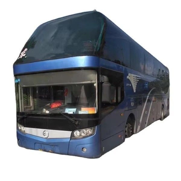 11m gebruikte bus met twee verdiepingen met airconditioning en betaalbare snelheid van maximaal 71 tot 90 km/u