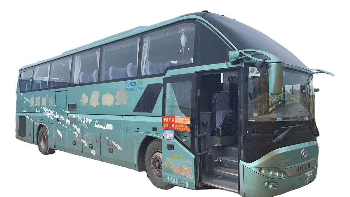 11m gebruikte bus met twee verdiepingen met airconditioning en betaalbare snelheid van maximaal 71 tot 90 km/u