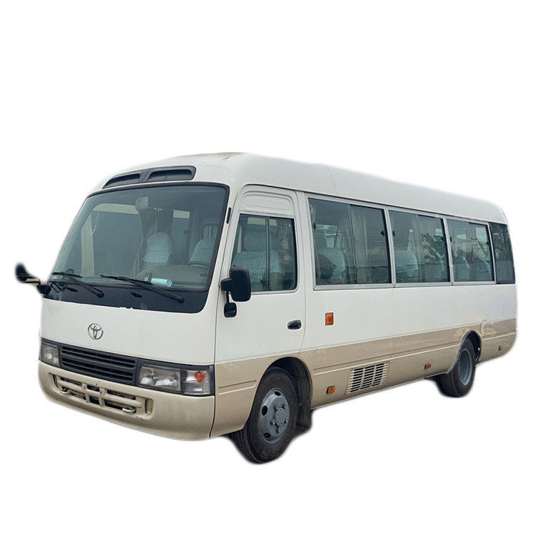 30 zitplaatsen Linksgestuurde Toyota Coaster Bus met handgeschakelde transmissie en Euro 2-6 emissie