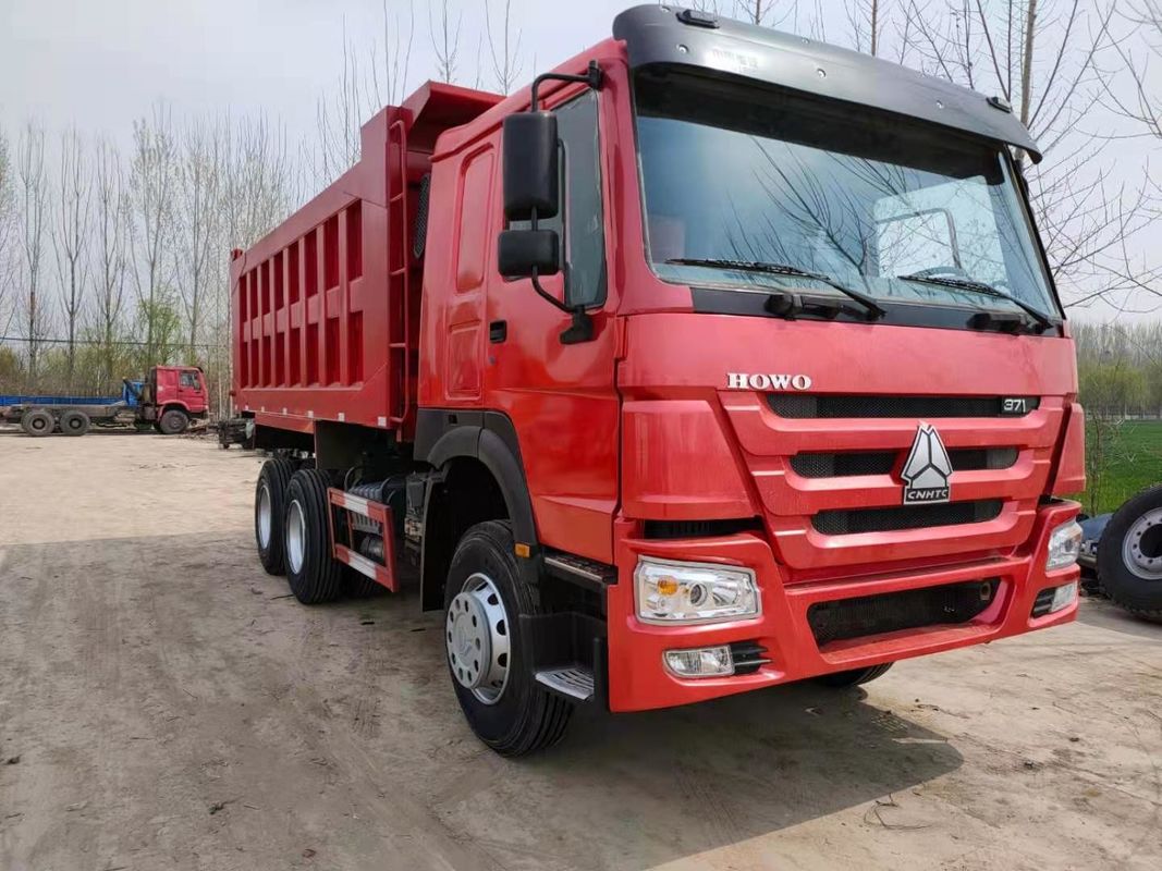 LHD SINO TRUCK HOWO 371HP 6*4 Zware dump-kippertruck met handmatige airconditioning