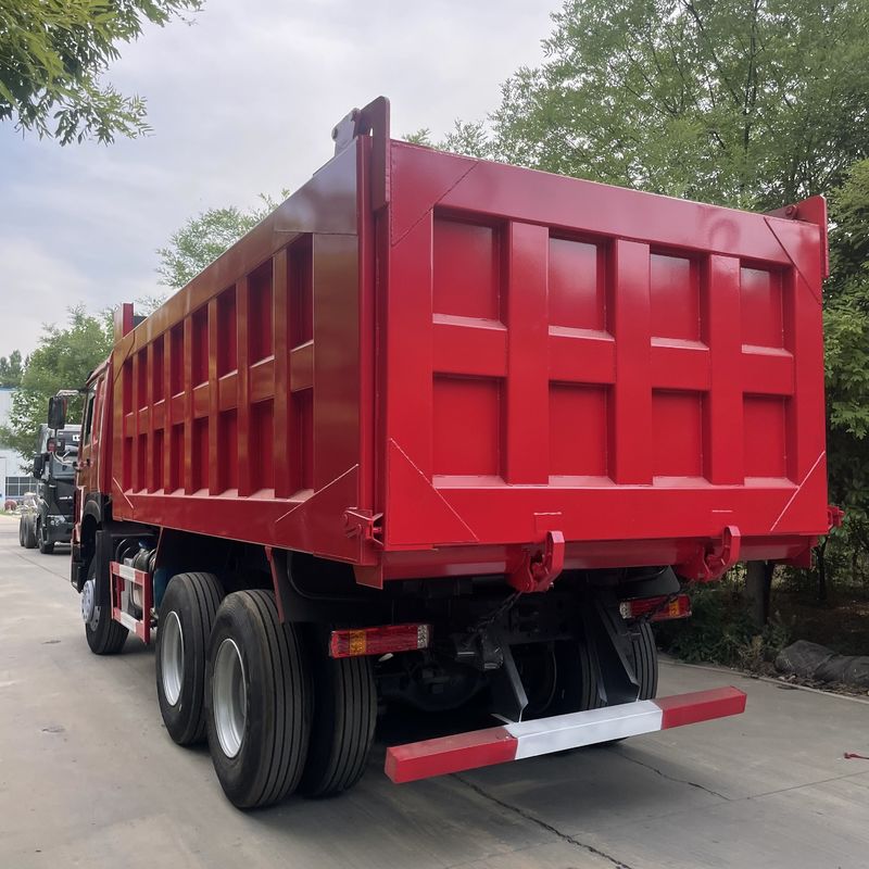 LHD SINO TRUCK HOWO 371HP 6*4 Zware dump-kippertruck met handmatige airconditioning