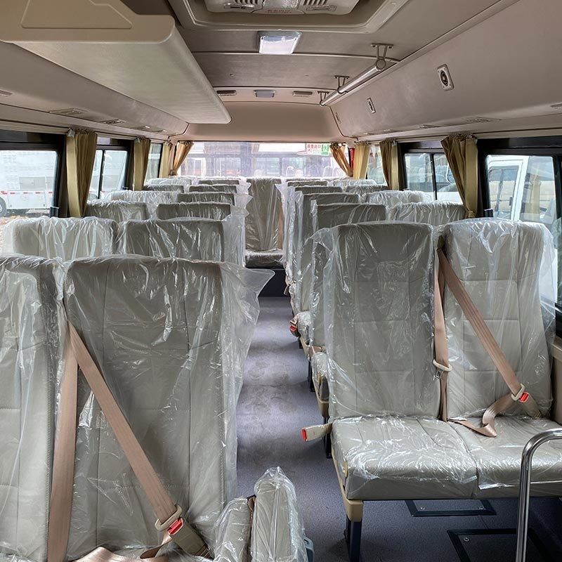 Gebruikte handleiding Rhd Toyo ta Coaster Bus met Turbo Charger motor en prestaties