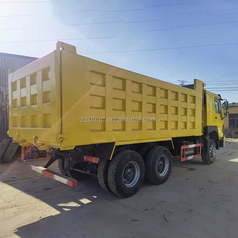 Volledig gerenoveerde 371HP 6X4 HOWO dumptruck met voorwaarts schakelen nummer 10 en motorcapaciteit 8L