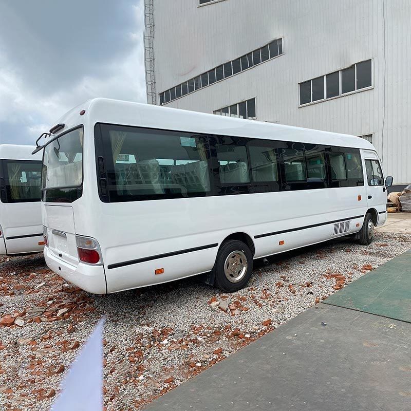 Turboladermotor 2022 2023 Jaar 30 zitplaatsen Toyo ta Coaster Bus LHD RHD Gebruikt