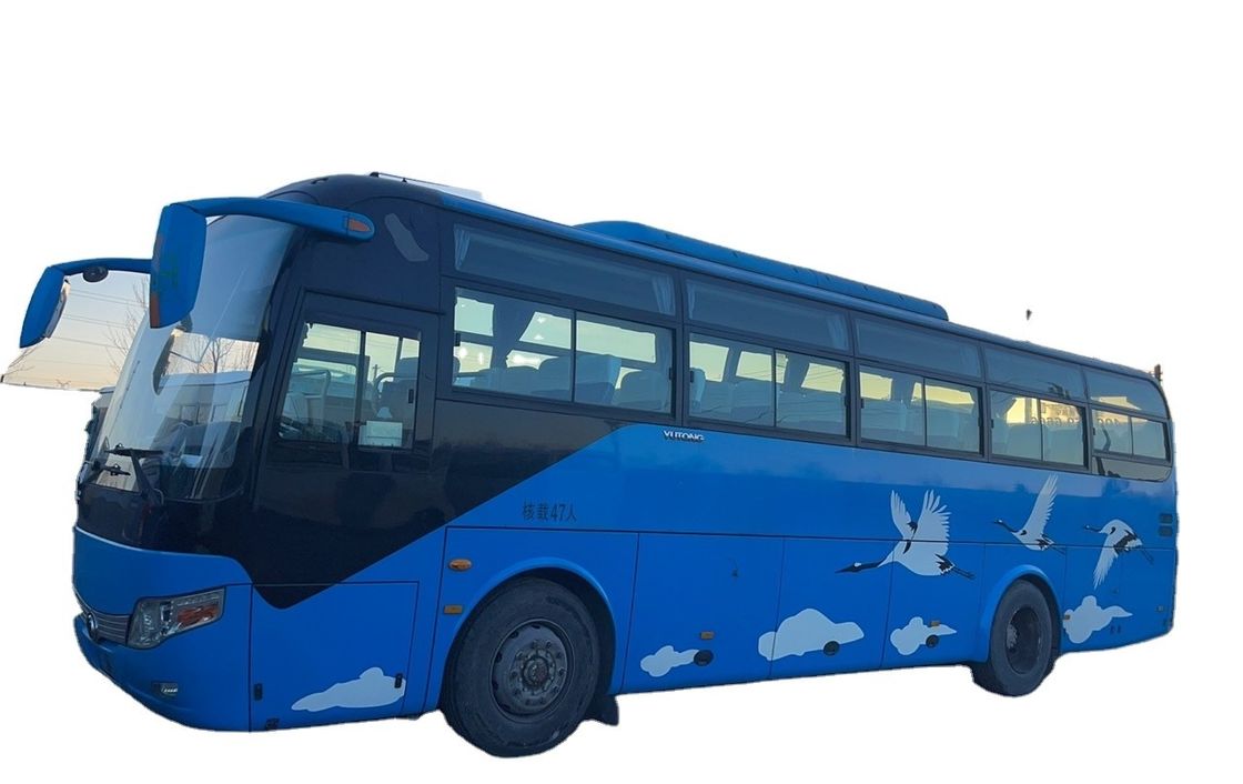 31-50 zitplaatsen Yutong RHD Gebruikte bussen met handgeschakelde transmissie en goede prestaties