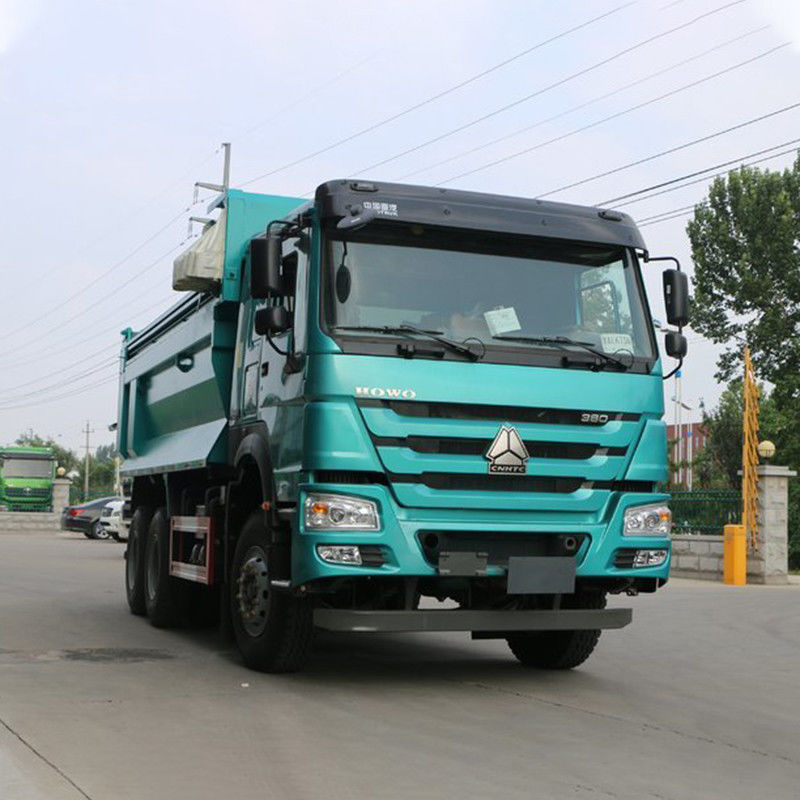 Tweedehands 380 pk 6*4 5,4 m HOWO Dump Tipper Truck met geen ESC en rijtype 6x4