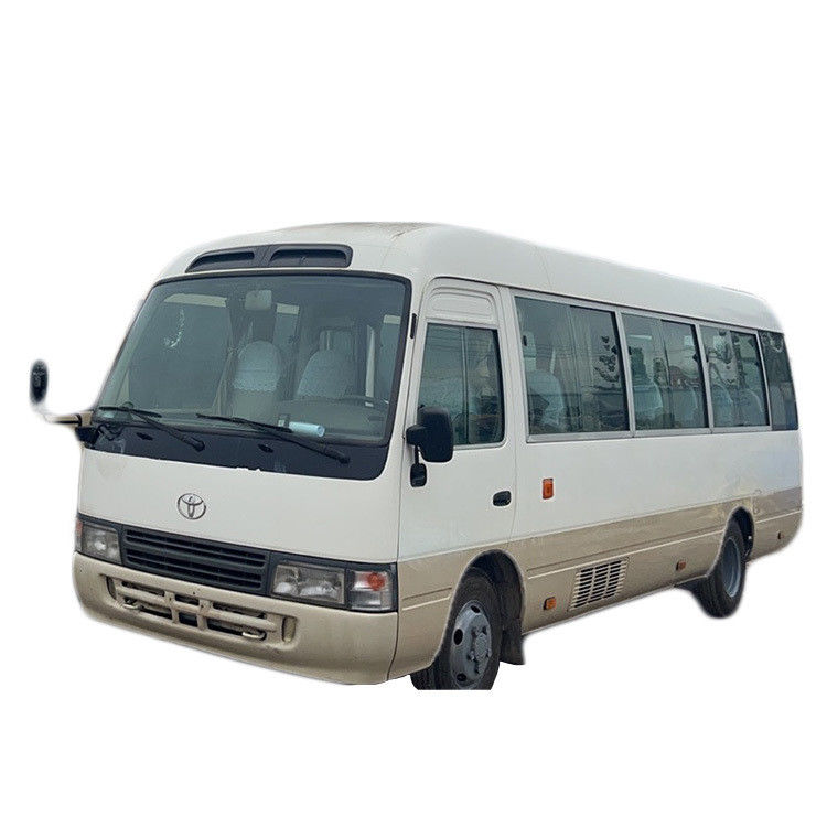 11Toeristische luxe bus 30 zitplaatsen Gebruikte diesel Toyota Coaster Bus voor toeristische bezienswaardigheden
