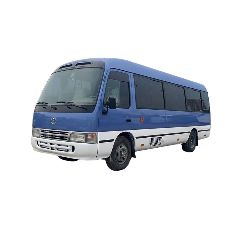 Gebruikte originele Toyota Coaster Bus LHD 30 zitplaatsen Motorcapaciteit 4L zitplaatsen 16 30