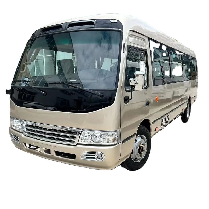 30 zitplaatsen Toyota Coaster Bus handgestuurd en 215/75R17.5 banden voor B2B Marke