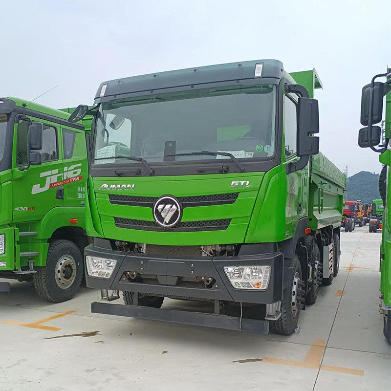 Gebruikte 8x4 12 wielen 430 pk Foton dumptruck 12 voorwaarts schakelen rijden Diesel tipper truck