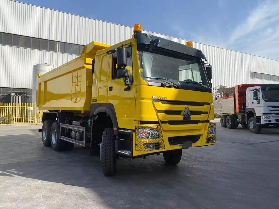 Gebruikte Sinotruk Howo 20 ton 10 wielen 6x6 6x4 371 pk 450 pk zware tweedehands dumpper truck
