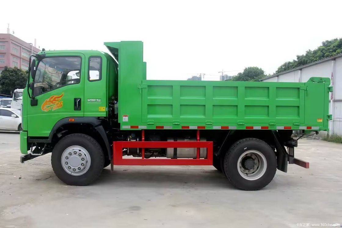 HW76 cabine 6 wielen 4x4 4x2 3 5 8 10 ton Dieselmotor Lhd Rhd Mini Dump Tipper Truck