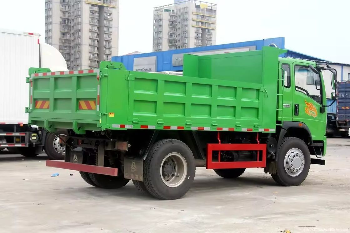 HW76 cabine 6 wielen 4x4 4x2 3 5 8 10 ton Dieselmotor Lhd Rhd Mini Dump Tipper Truck
