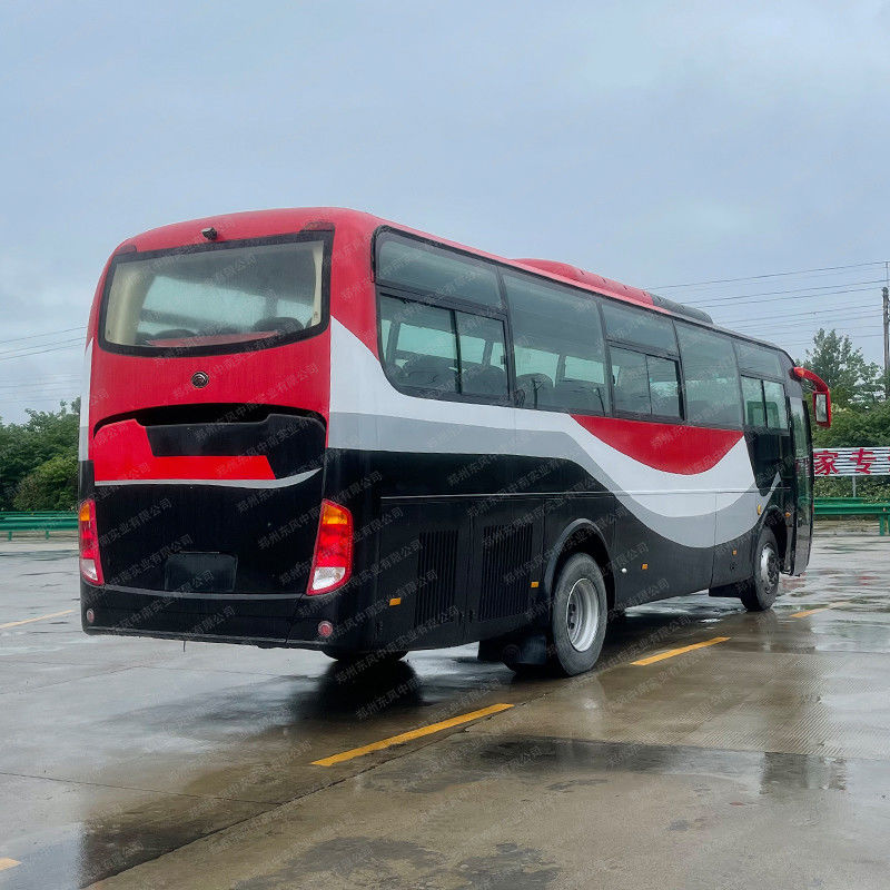 Manuele transmissie Type 57 zitplaatsen Chinese aangepaste bus met maximale snelheid van 100 km/u
