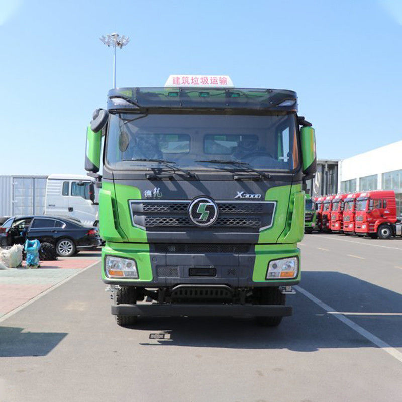400 pk 6x4 5.8m Shacman Dump Truck tweedehands met automatische venster motor Capaciteit 8L