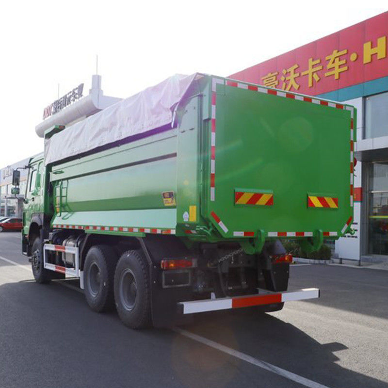 Tweedehands 400 pk 6x4 5,6 m HOWO dumptruck met achtercamera en duurzame constructie