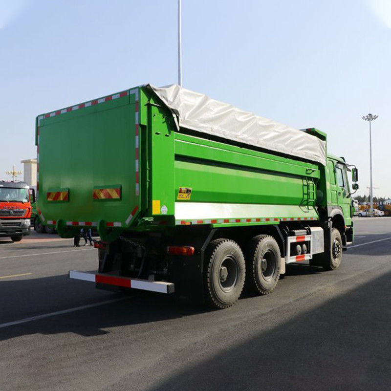 Tweedehands 400 pk 6x4 5,6 m HOWO dumptruck met achtercamera en duurzame constructie