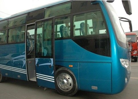 1990mm Interieurhoogte Gebruikte stadsbus 45 Passagiers Bus EQB235-20 Motormodel
