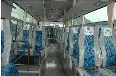 1990mm Interieurhoogte Gebruikte stadsbus 45 Passagiers Bus EQB235-20 Motormodel