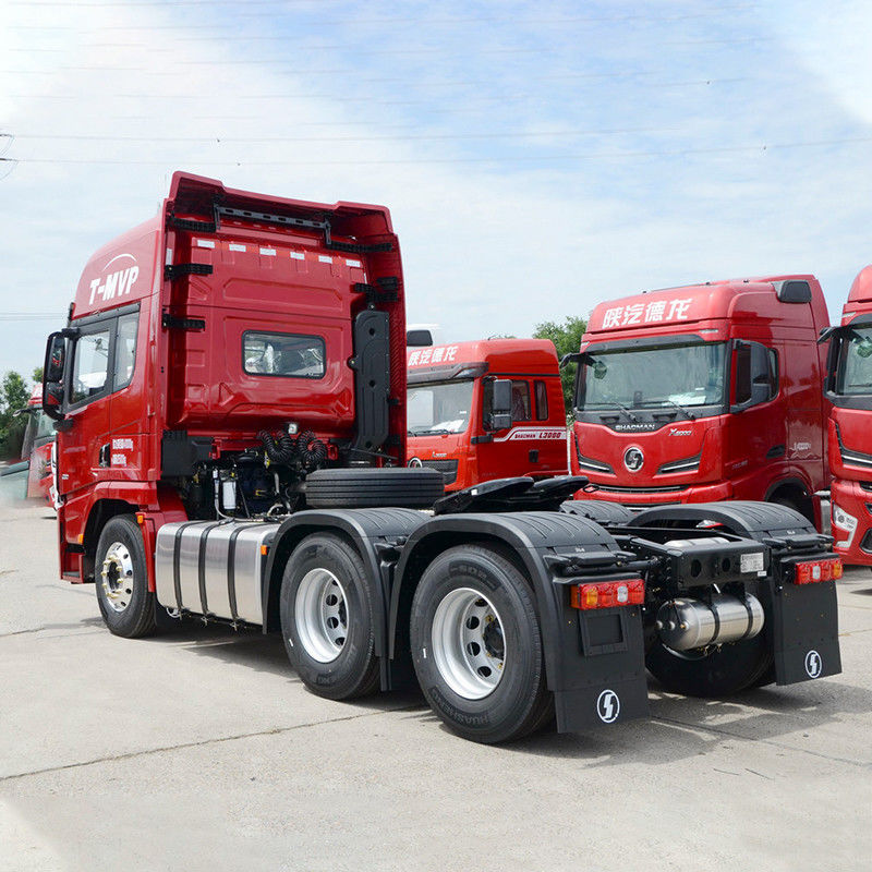 Dieselbrandstoftype 480 pk 6x4 Shacman-tractortruck met maximaal koppel Nm van 2000-2500Nm