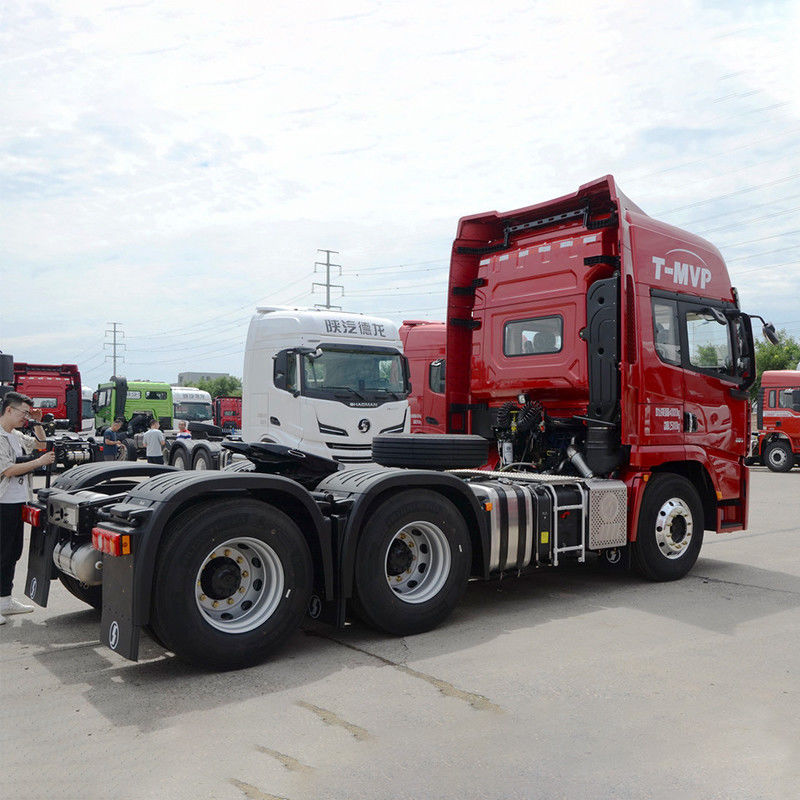Dieselbrandstoftype 480 pk 6x4 Shacman-tractortruck met maximaal koppel Nm van 2000-2500Nm