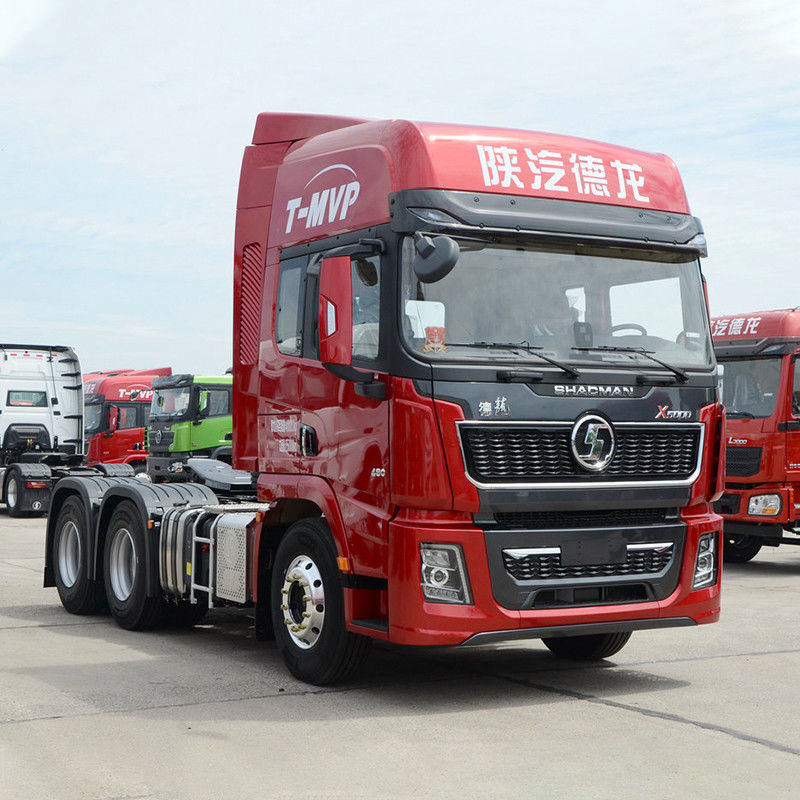 Dieselbrandstoftype 480 pk 6x4 Shacman-tractortruck met maximaal koppel Nm van 2000-2500Nm
