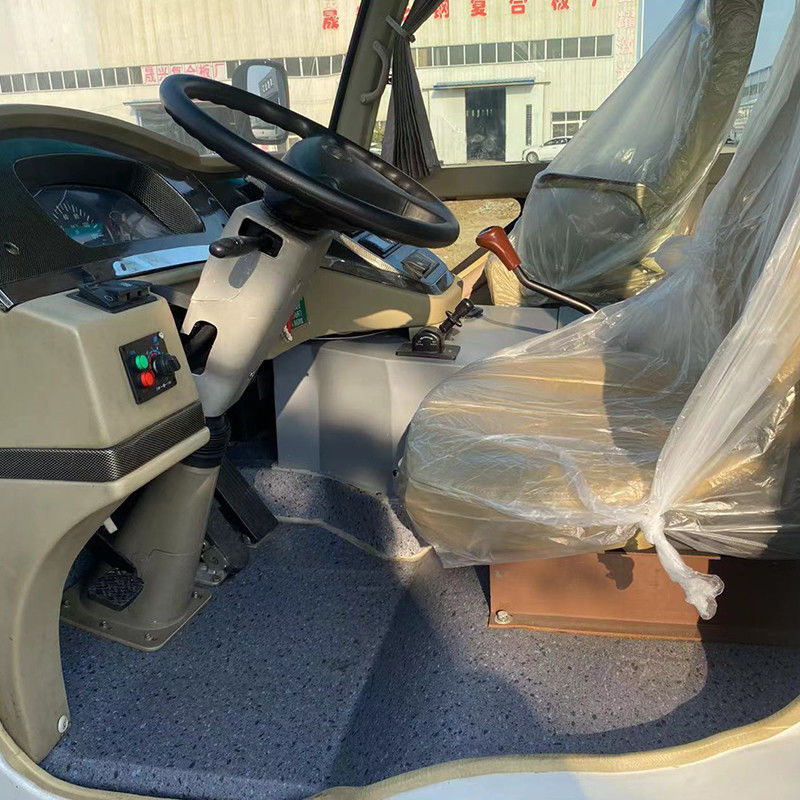 LHD 30 zitplaatsen gebruikte Toyo Ta Coaster Bus met goede conditie en Euro 3 emissie standaard