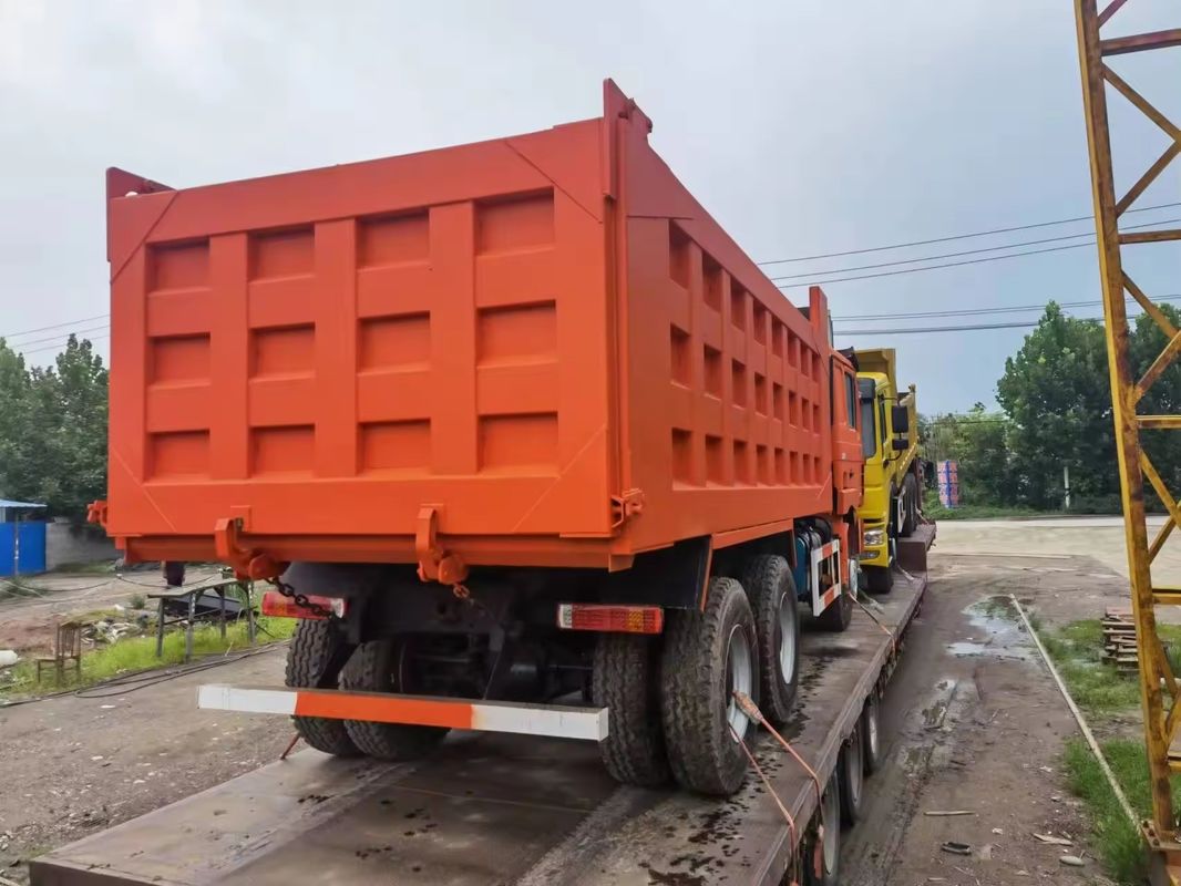 10 ton 6x4 10 wielen 380 pk zware dump tipper truck voor transport van zand en grind slib