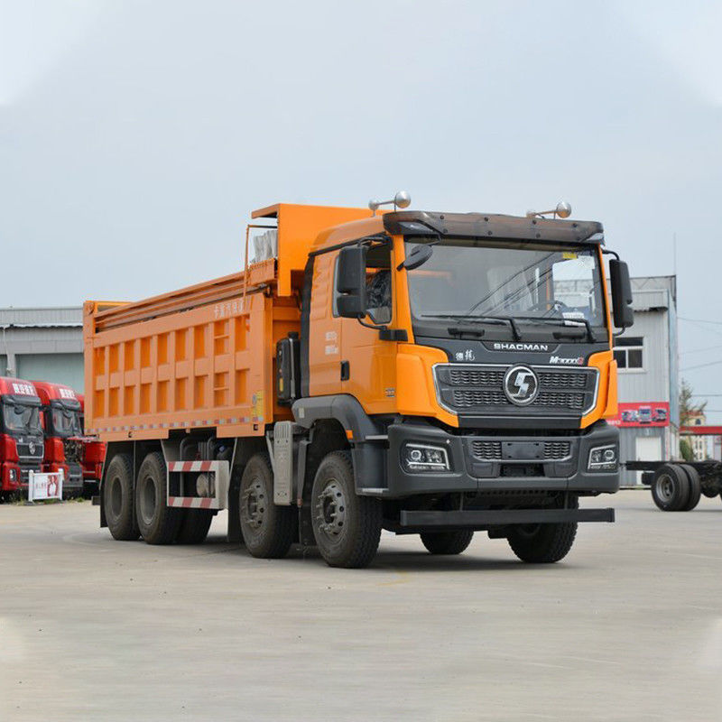 Tweedehands 400 pk 8x4 6.8m Shacman Dump Truck Paardenkracht 351-450 pk en Touch Screen