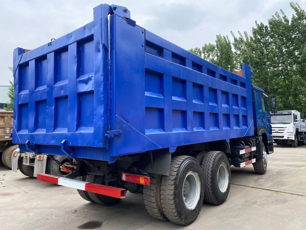 6x4 dumptruck gebruikte howo 6x4 tipper truck met aandrijflijn 6x4 en reservering van deposito