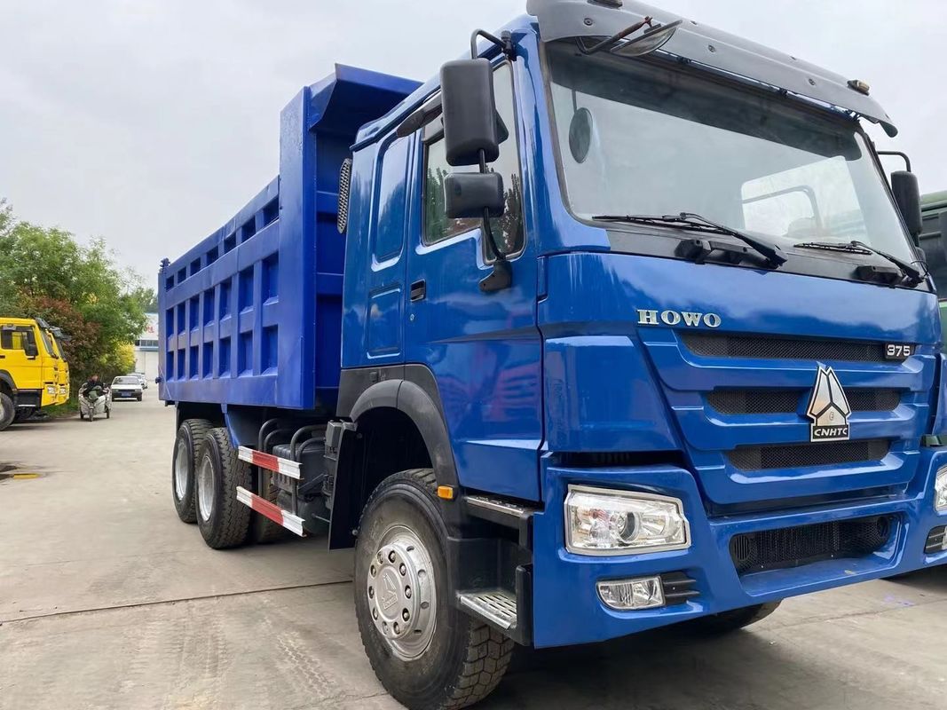 6x4 dumptruck gebruikte howo 6x4 tipper truck met aandrijflijn 6x4 en reservering van deposito