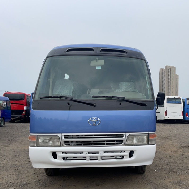 Deisel Fuel Tourist Luxe Bus 25 zitplaatsen 30 zitplaatsen Gebruikte Toyo Ta Coaster Minibus