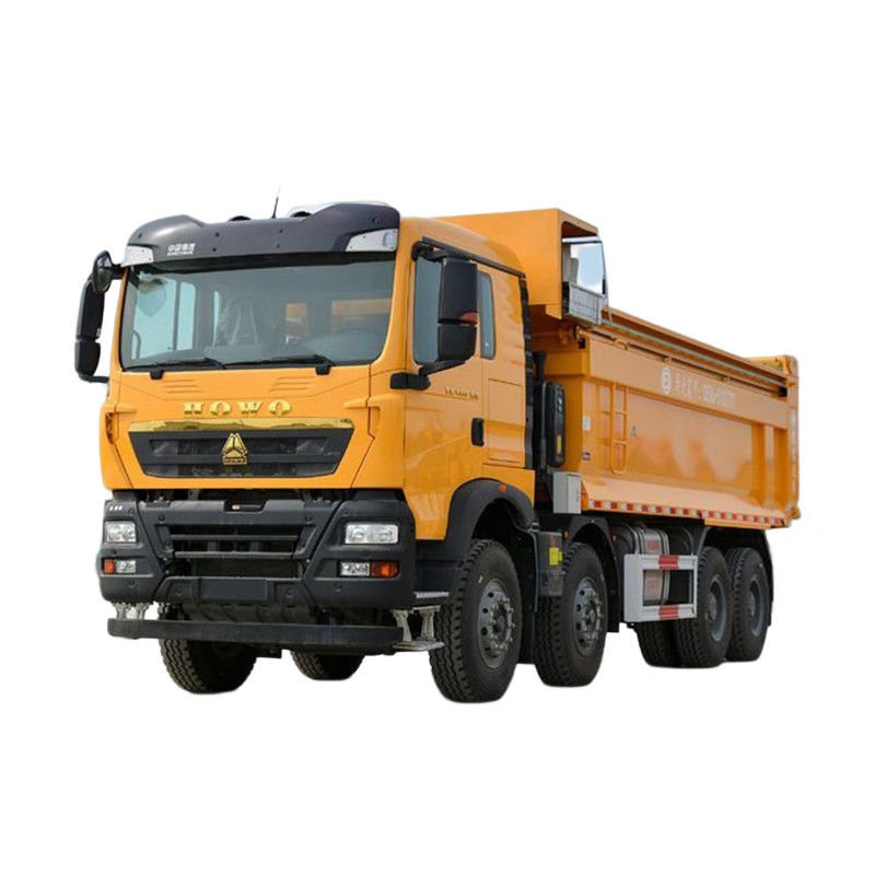 Automatische 10 banden zware HOWO dumptruck met achtercamera en normale bestuurdersstoel