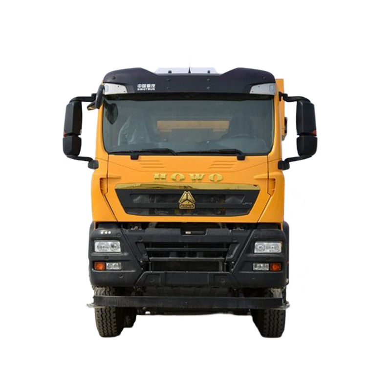 Automatische 10 banden zware HOWO dumptruck met achtercamera en normale bestuurdersstoel