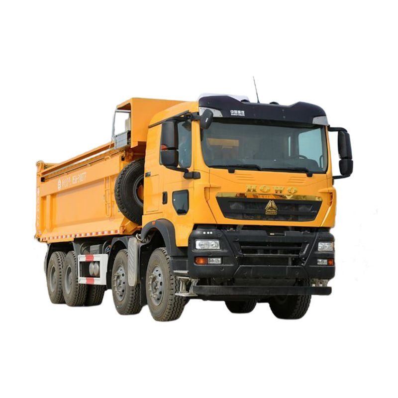Automatische 10 banden zware HOWO dumptruck met achtercamera en normale bestuurdersstoel