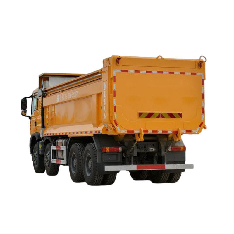 Automatische 10 banden zware HOWO dumptruck met achtercamera en normale bestuurdersstoel