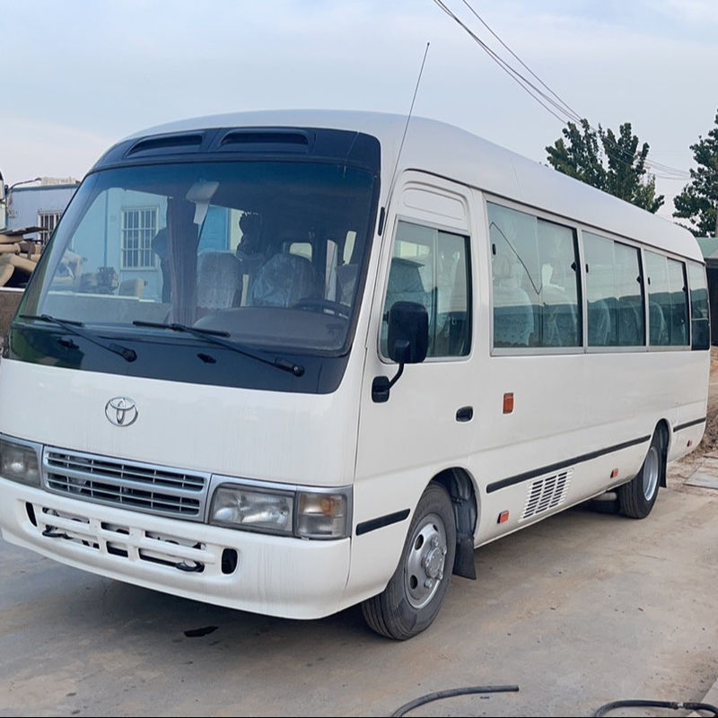 Gebruikte Toyo ta Coaster 29 zitplaatsen bussen met maximaal vermogen 113/5200 in hoge vraag markt