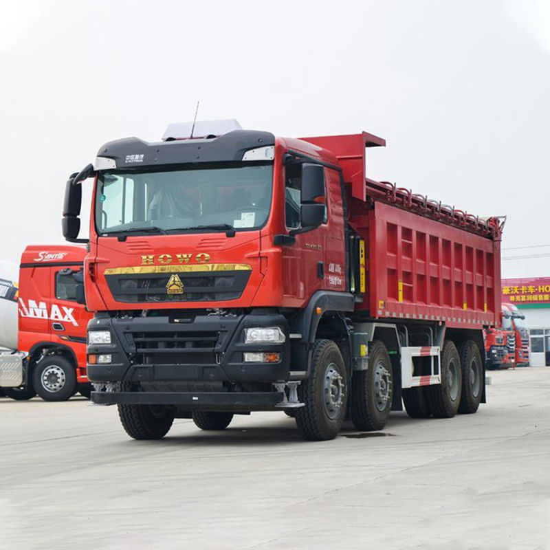 8x4 Triper Truck 40 Ton 12 Wielen Dump Truck met handmatige airconditioning HOWO 400HP